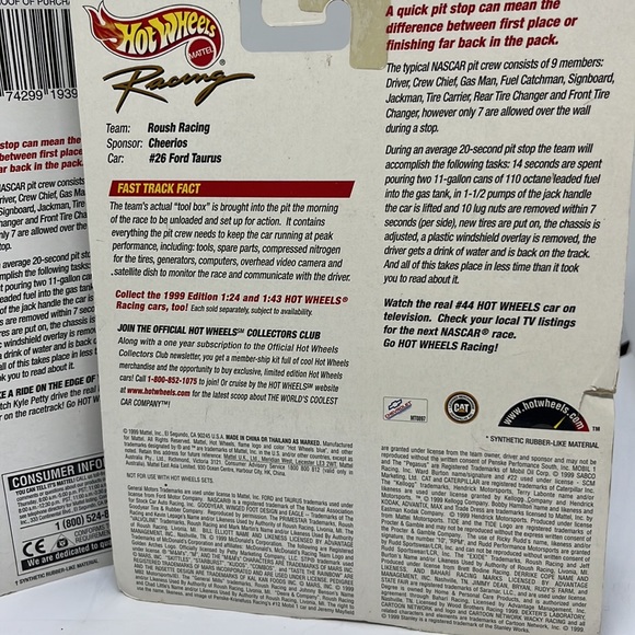 1998 Mattel Hot Wheels Pro Racing Pit Crew Die CastCar Sets - Picture 5 of 5